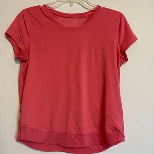 Athleta Girl on the move mesh tee
